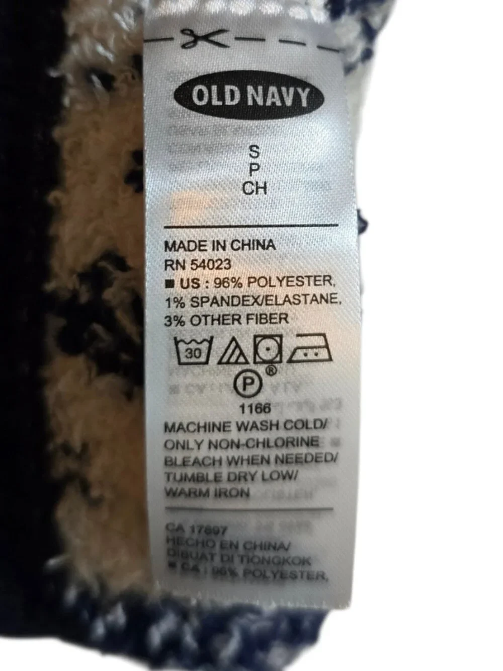 Old Navy Dog Sweater Small Polar Bear Snowflake Holiday Pet Christmas Winter